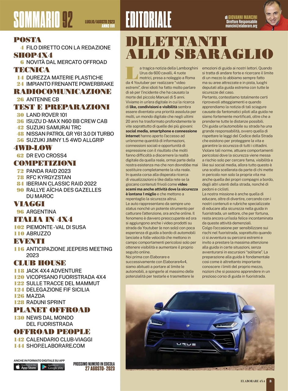 Elaborare 4x4 Preview Pages