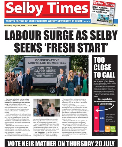 Selby Times issue July 13th 2023