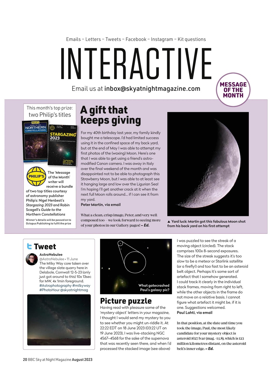 BBC Sky at Night Magazine Preview Pages