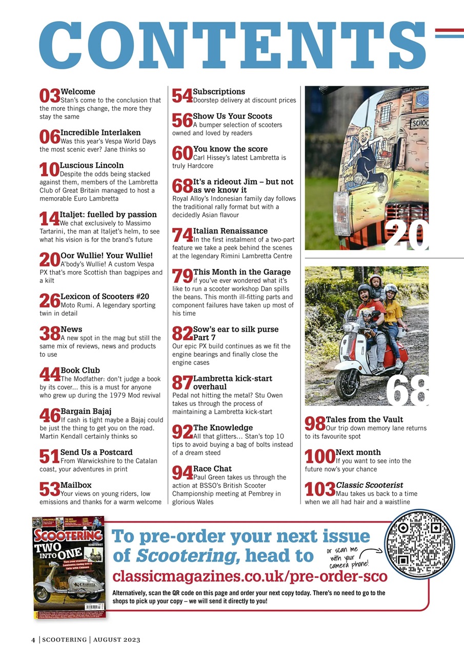 Scootering Preview Pages