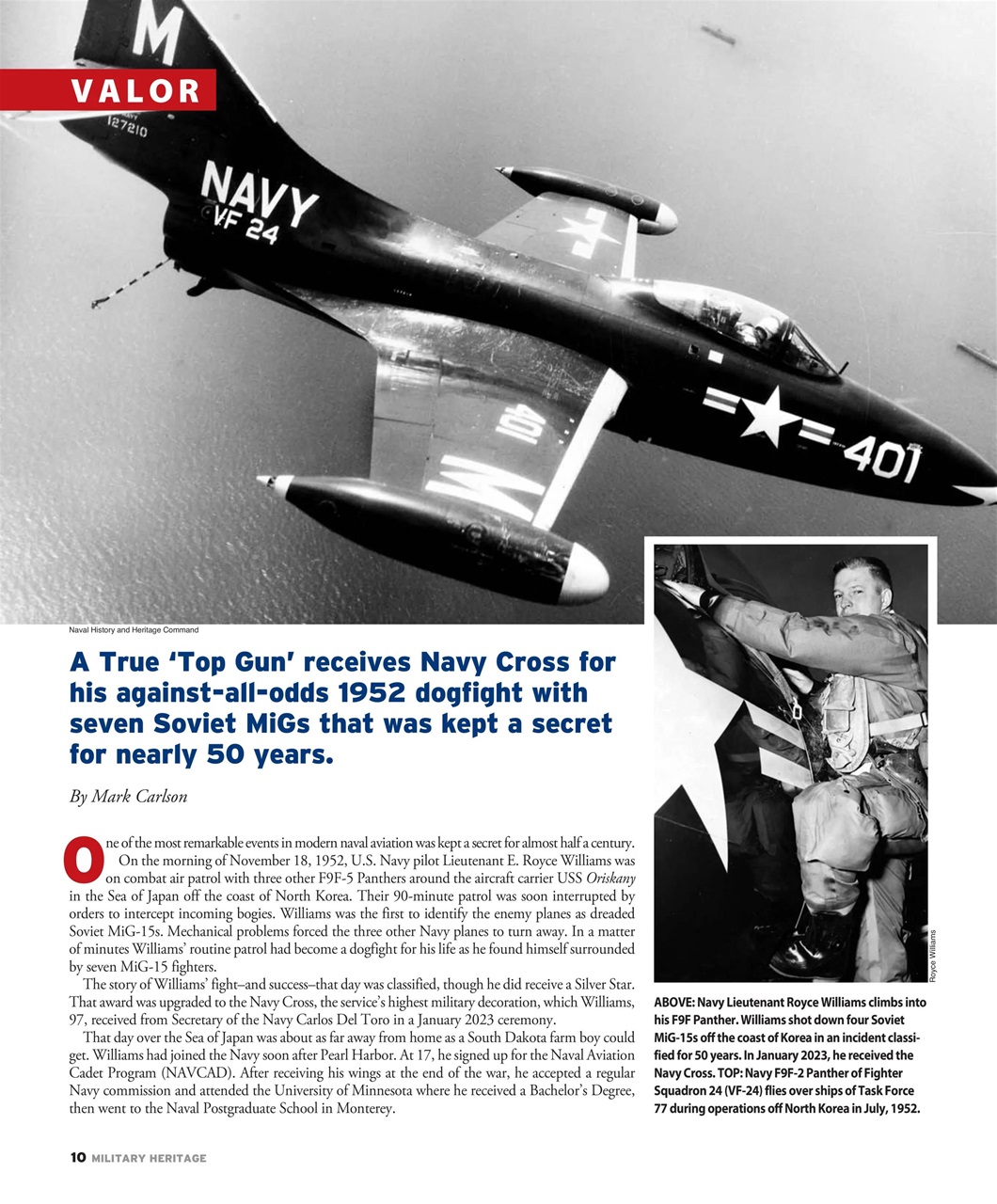 Military Heritage Preview Pages