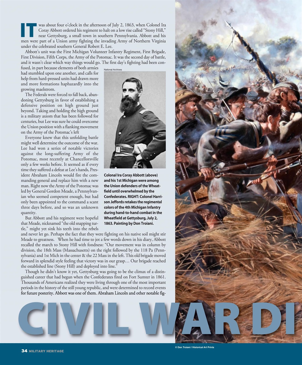 Military Heritage Preview Pages