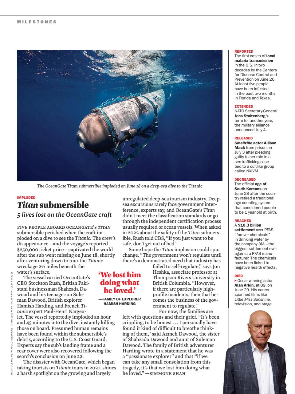 TIME Magazine Europe Preview Pages