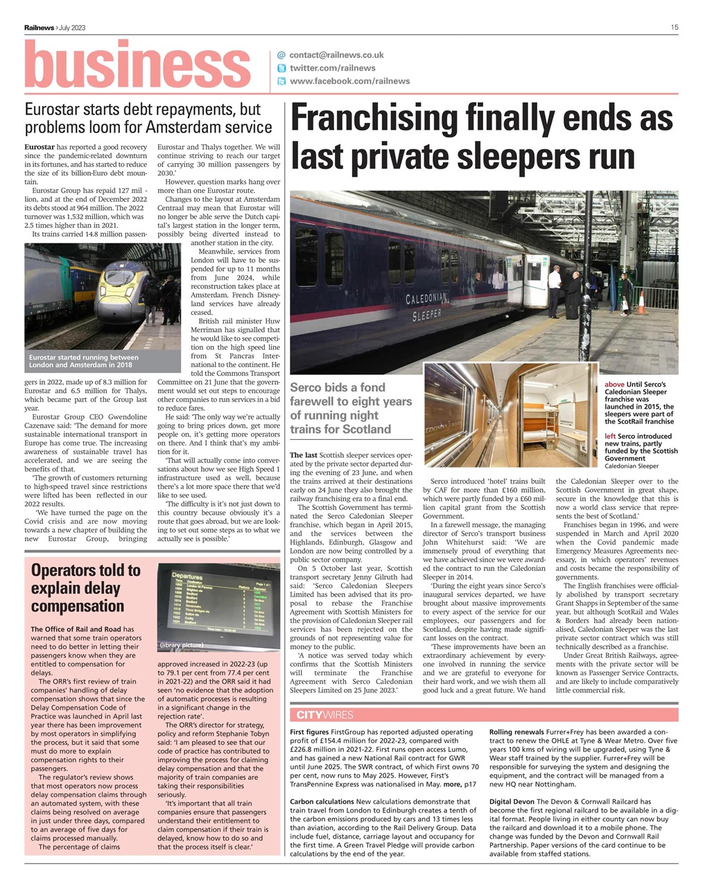Railnews Preview Pages