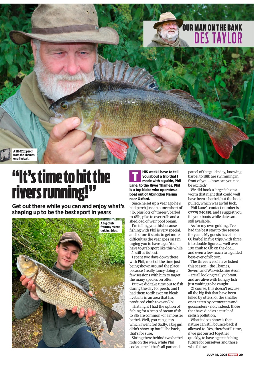 Angling Times Preview Pages
