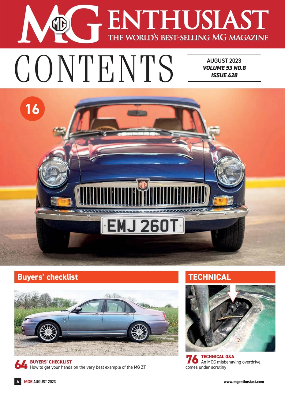 MG Enthusiast Preview Pages