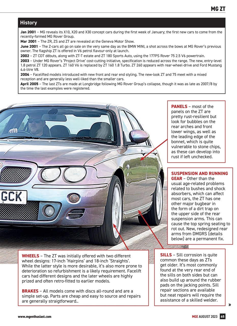 MG Enthusiast Preview Pages