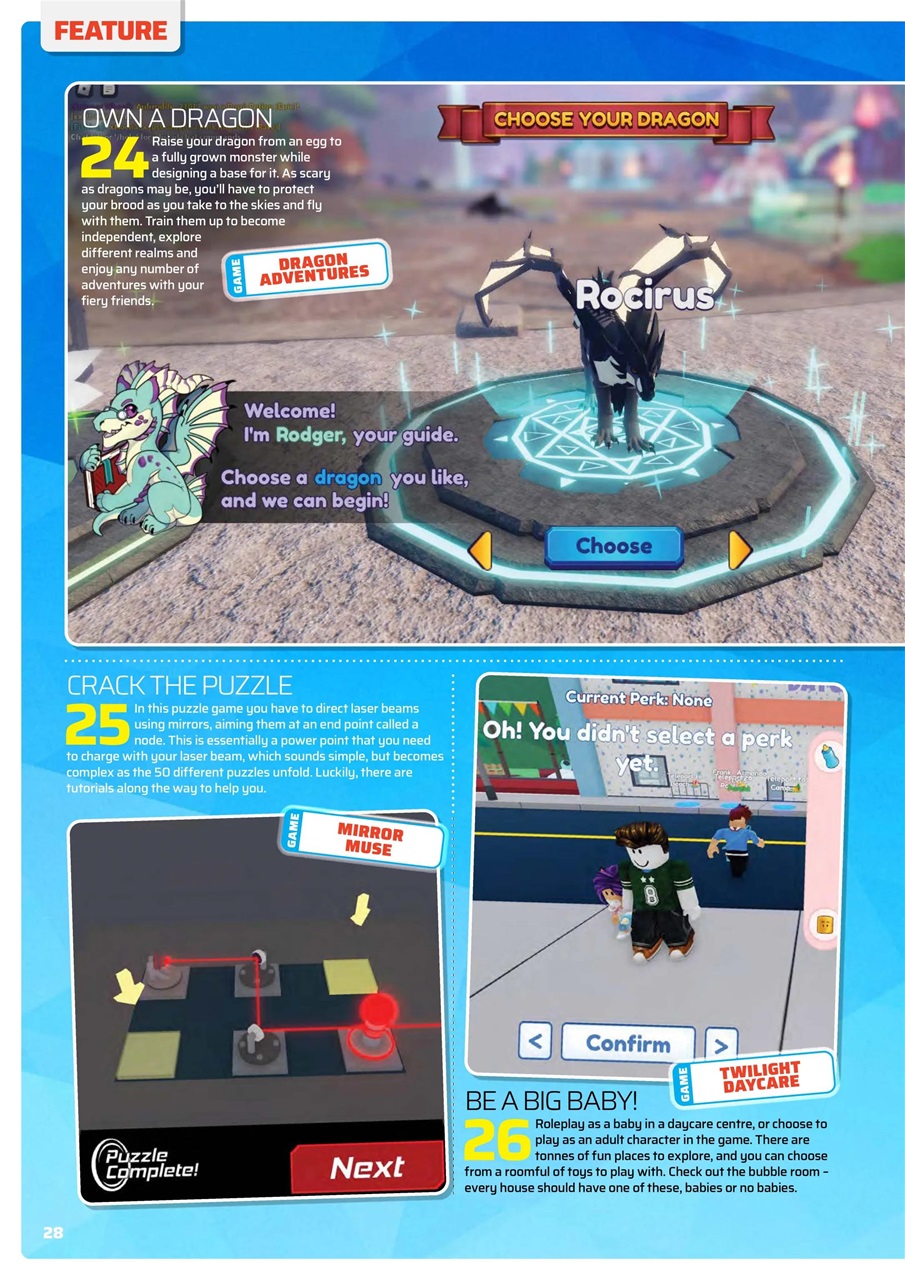 Gaming Bookazine Preview Pages