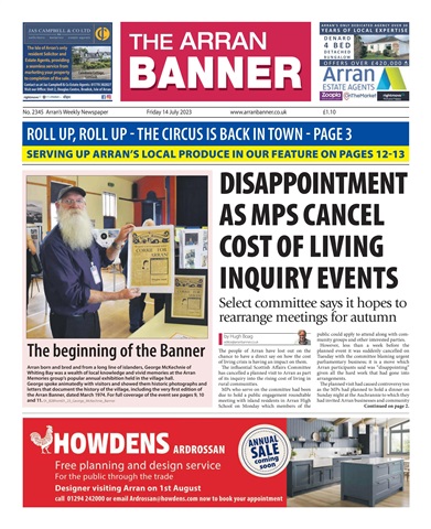 Arran Banner issue 14-Jul-2023