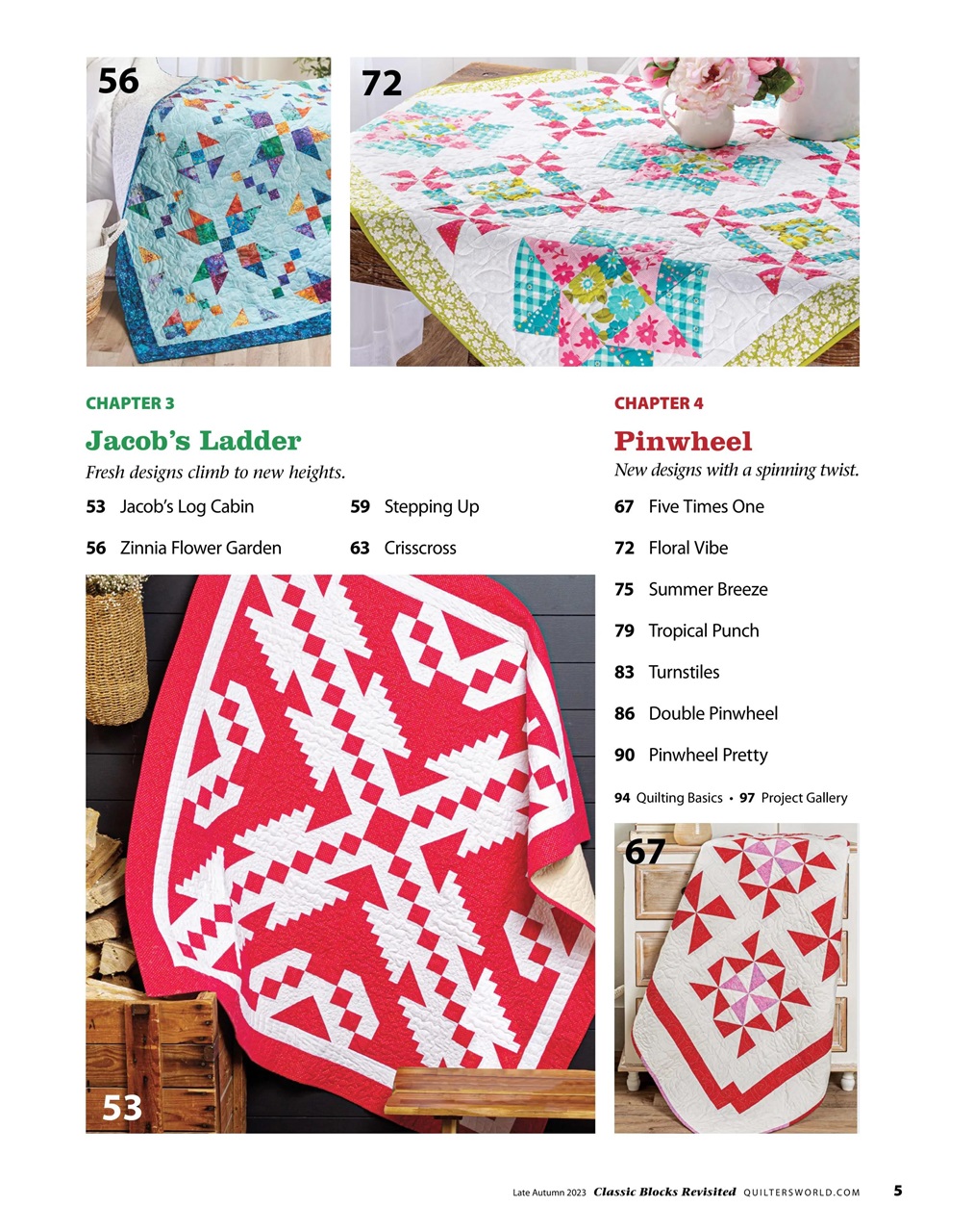 Quilter's World Preview Pages