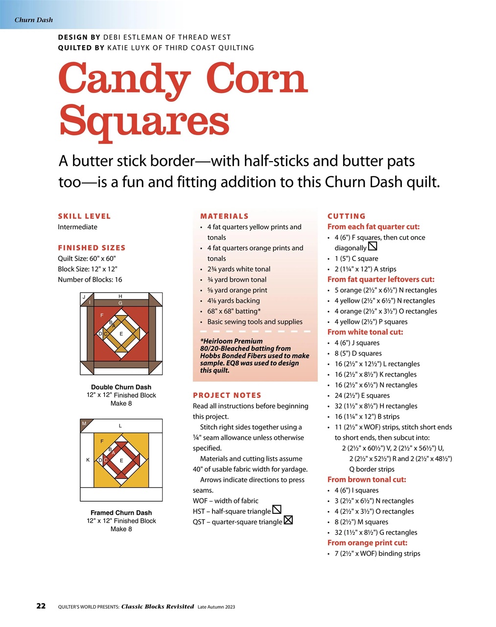 Quilter's World Preview Pages