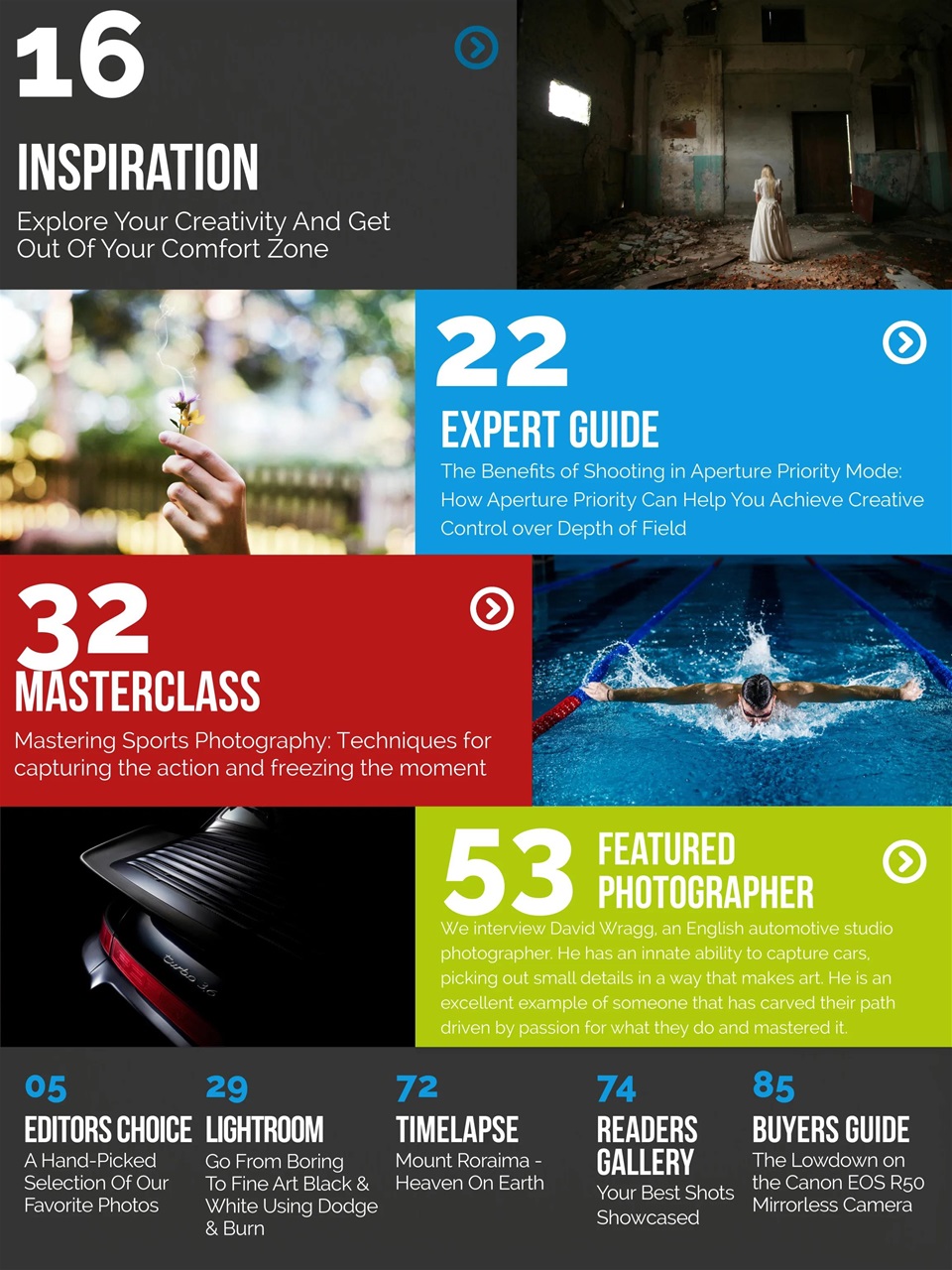 Photography Masterclass Magazine Preview Pages