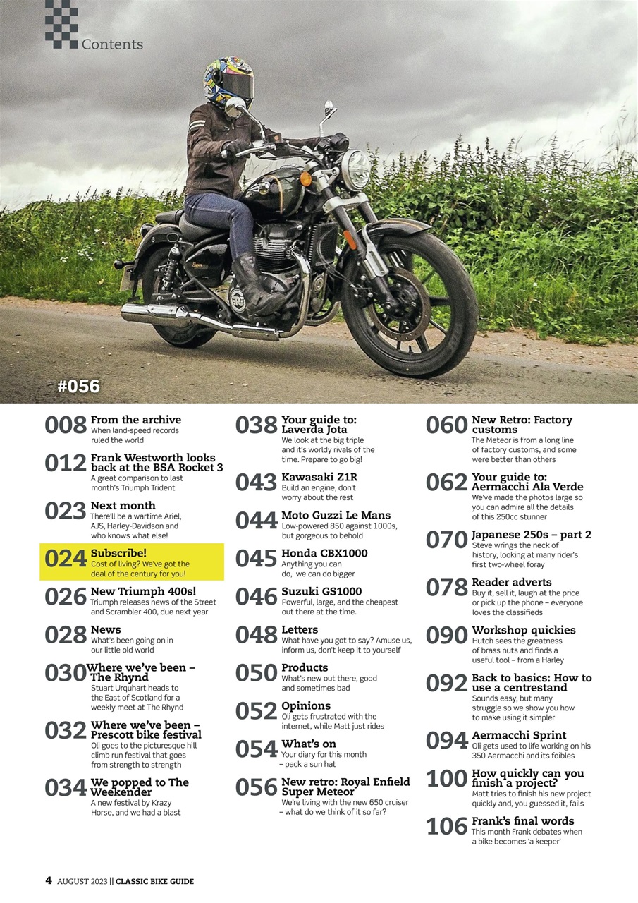 Classic Bike Guide Preview Pages