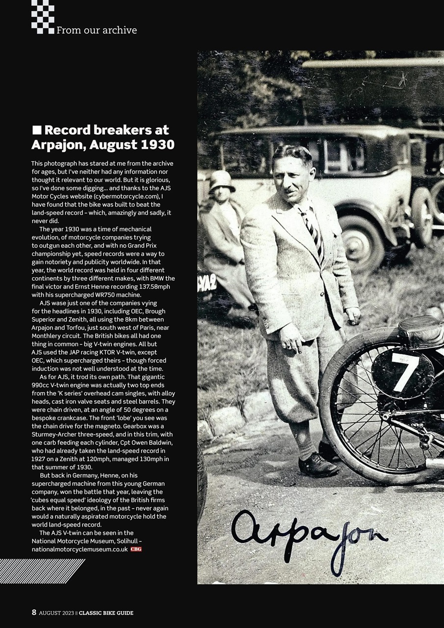 Classic Bike Guide Preview Pages