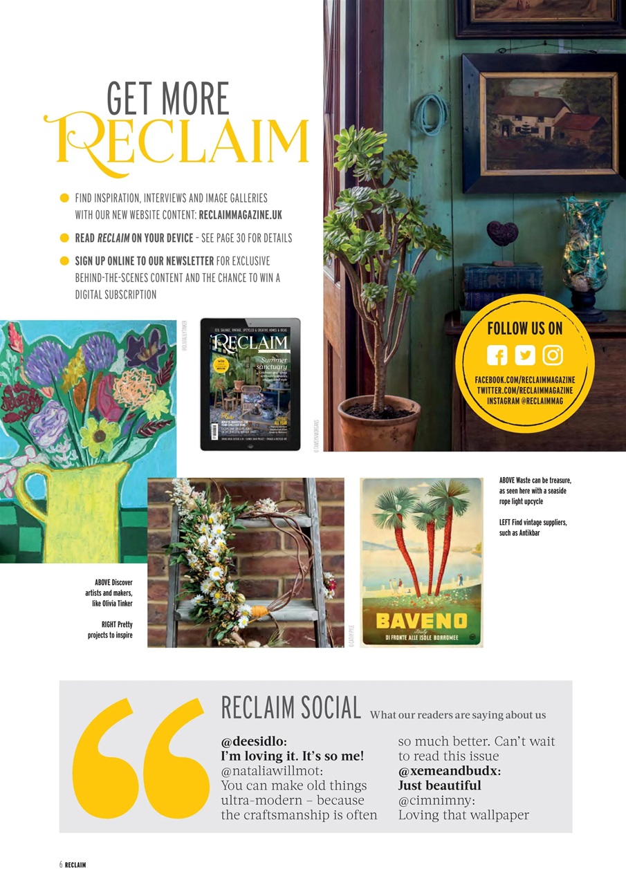 Reclaim Preview Pages