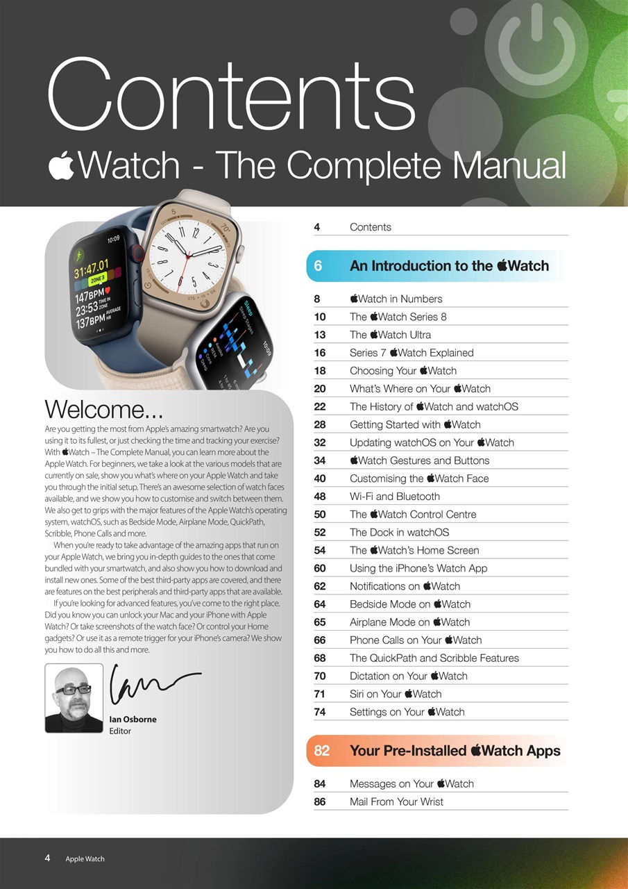 Apple Watch The Complete Manual Preview Pages