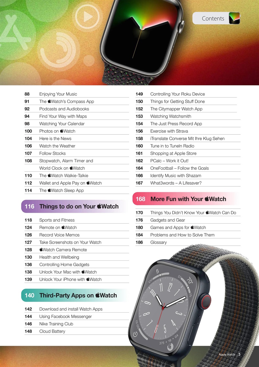 Apple Watch The Complete Manual Preview Pages