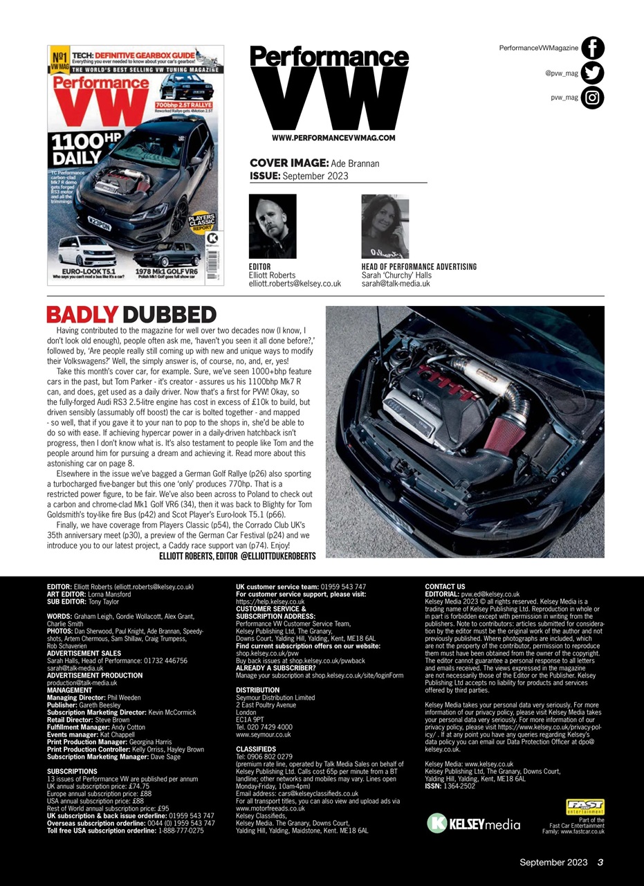 Performance VW Preview Pages