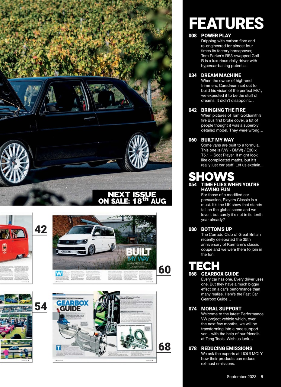 Performance VW Preview Pages
