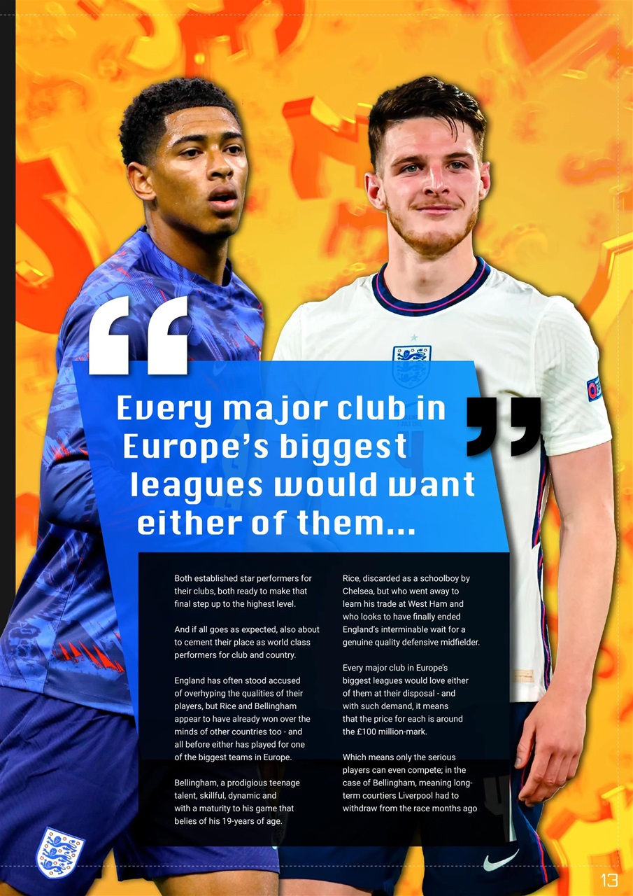 Footballers' Life Preview Pages