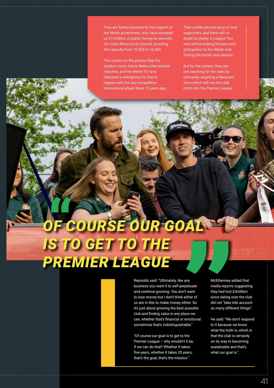Footballers' Life Preview Pages