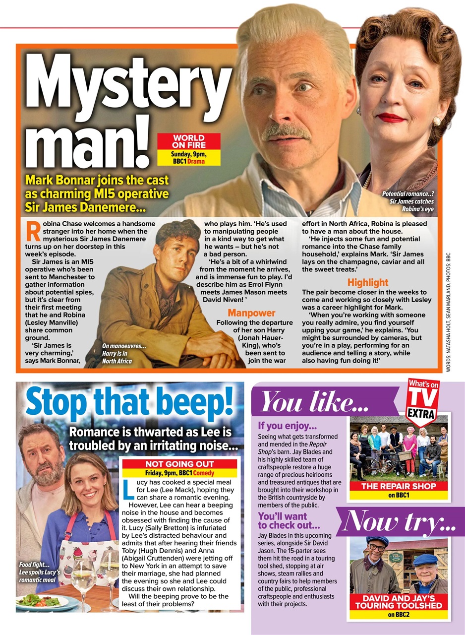 What's on TV Preview Pages