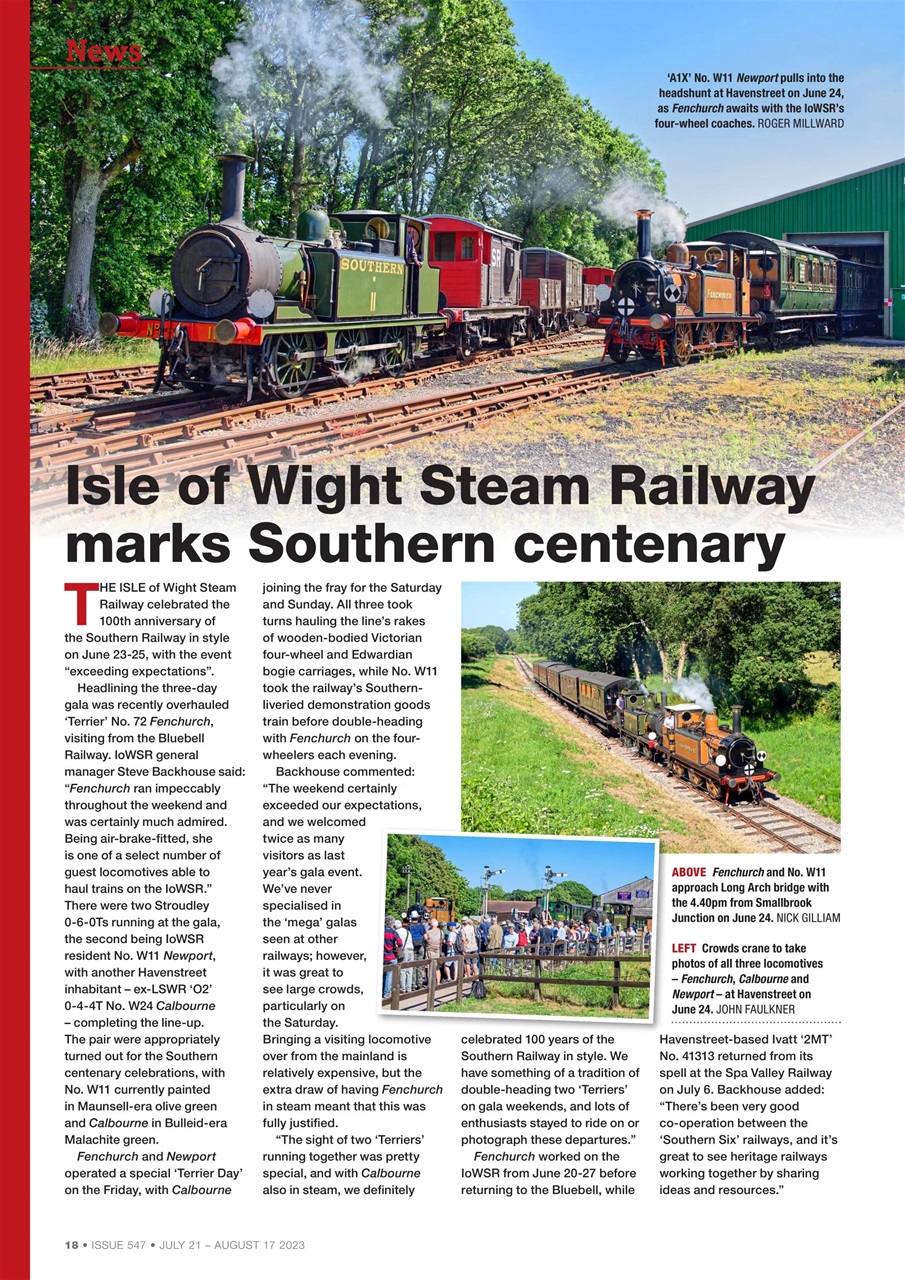 Steam Railway Preview Pages