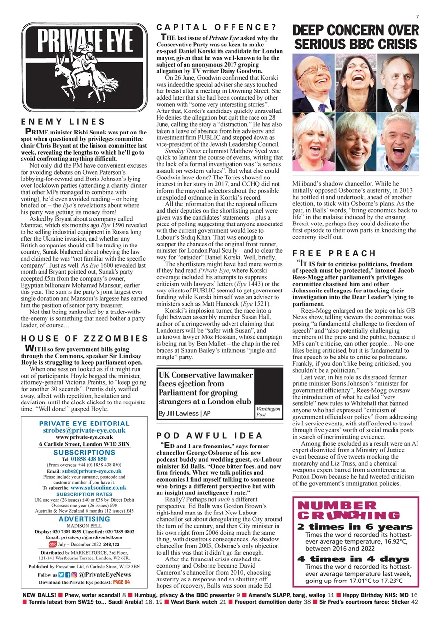 Private Eye Preview Pages