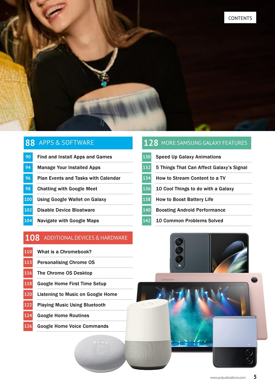 Samsung Galaxy The Complete Manual Preview Pages