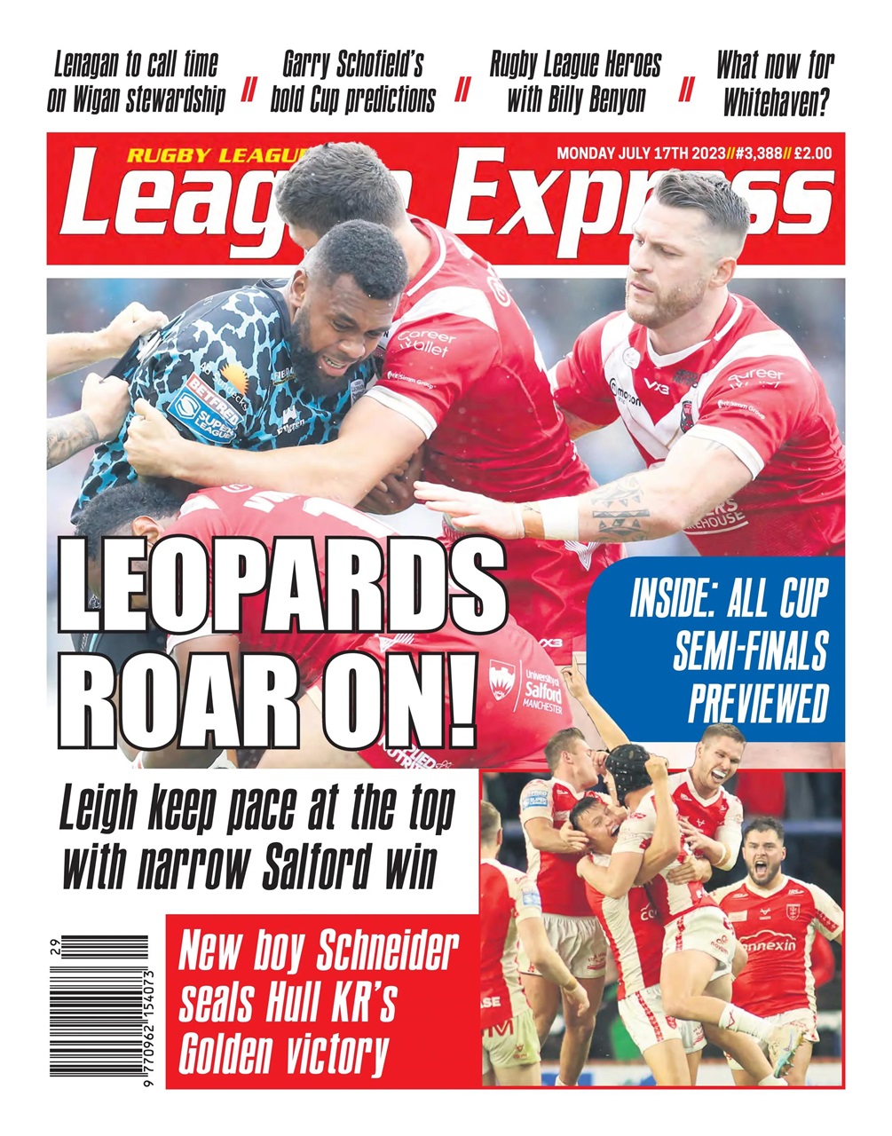 League Express Preview Pages