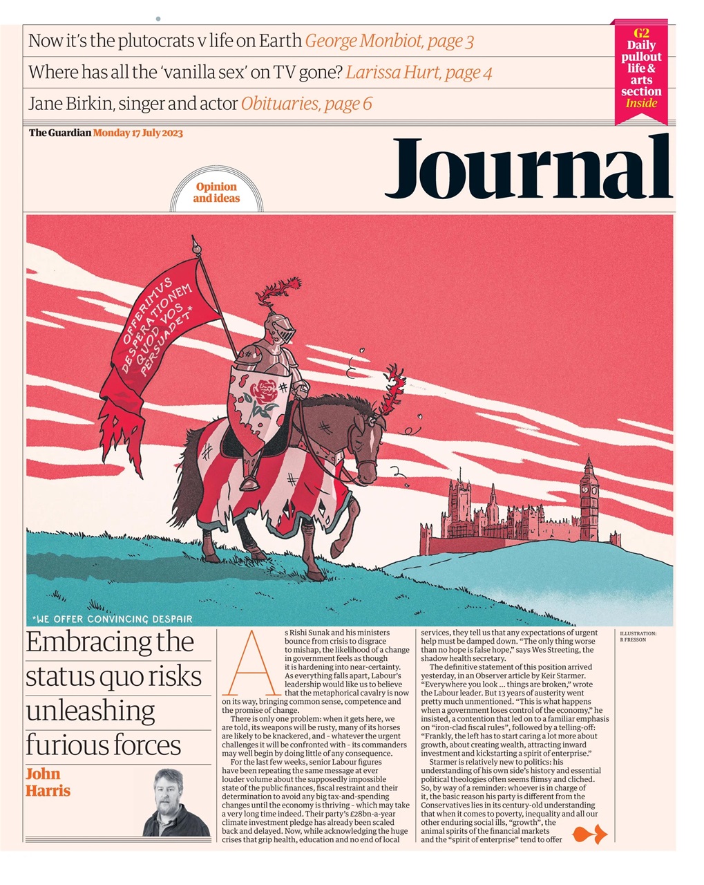 The Guardian Newspaper Preview Pages