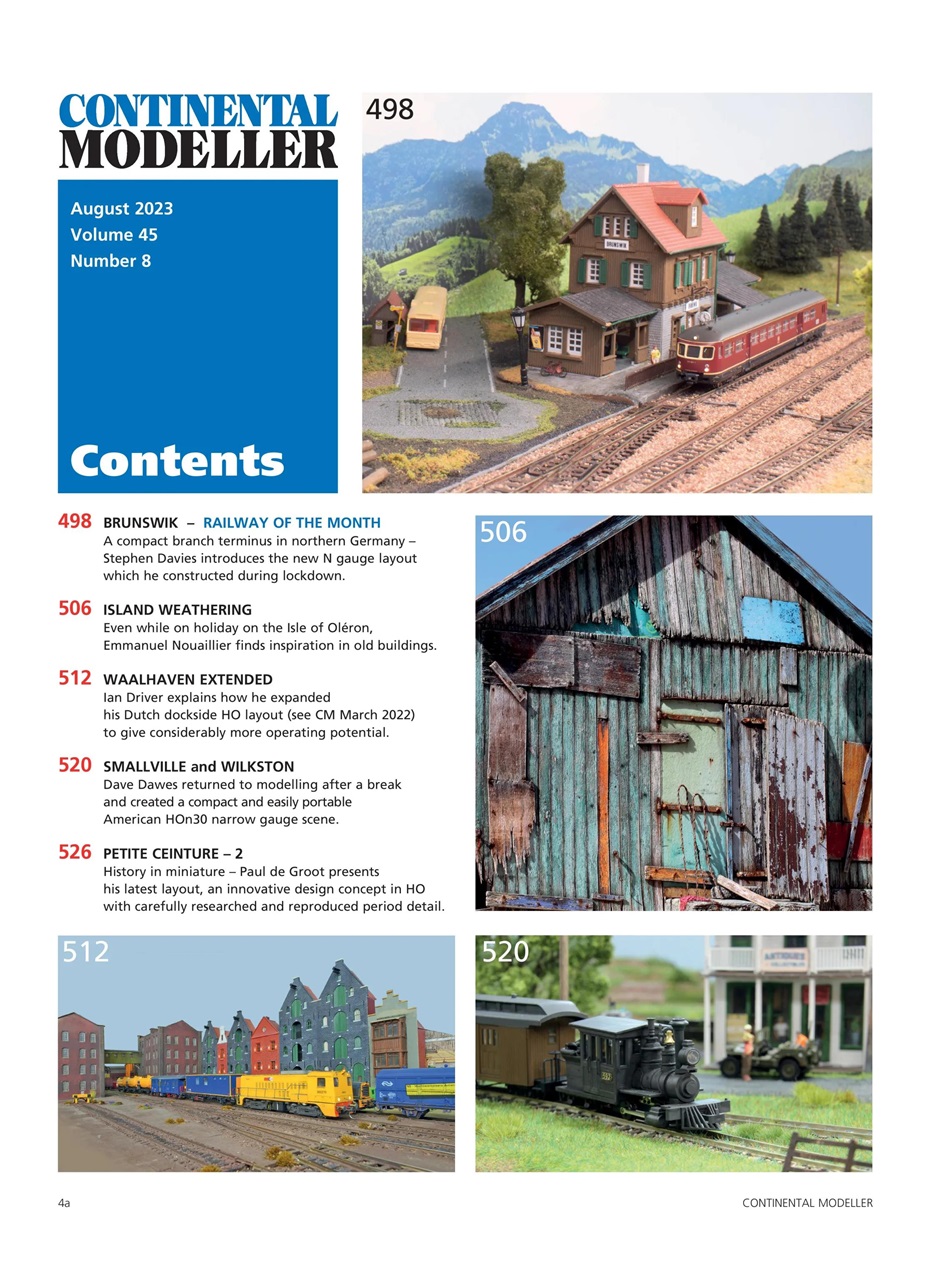 Continental Modeller Preview Pages