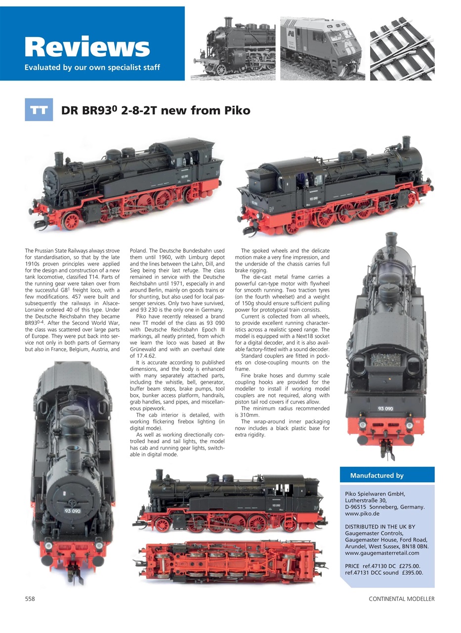 Continental Modeller Preview Pages