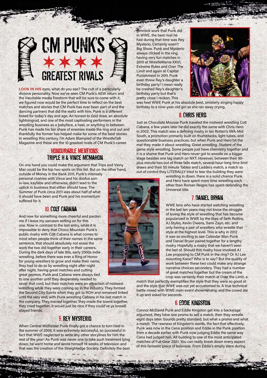 Wrestletalk Magazine Preview Pages