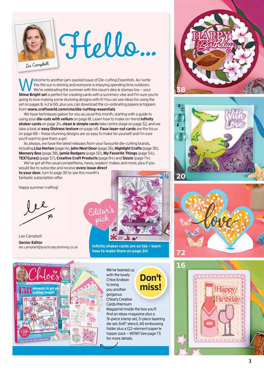 Die-Cutting Essentials Preview Pages