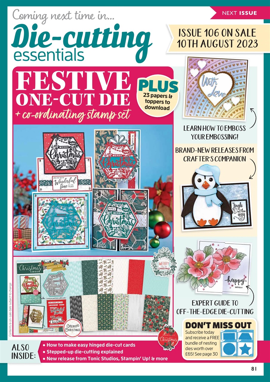 Die-Cutting Essentials Preview Pages