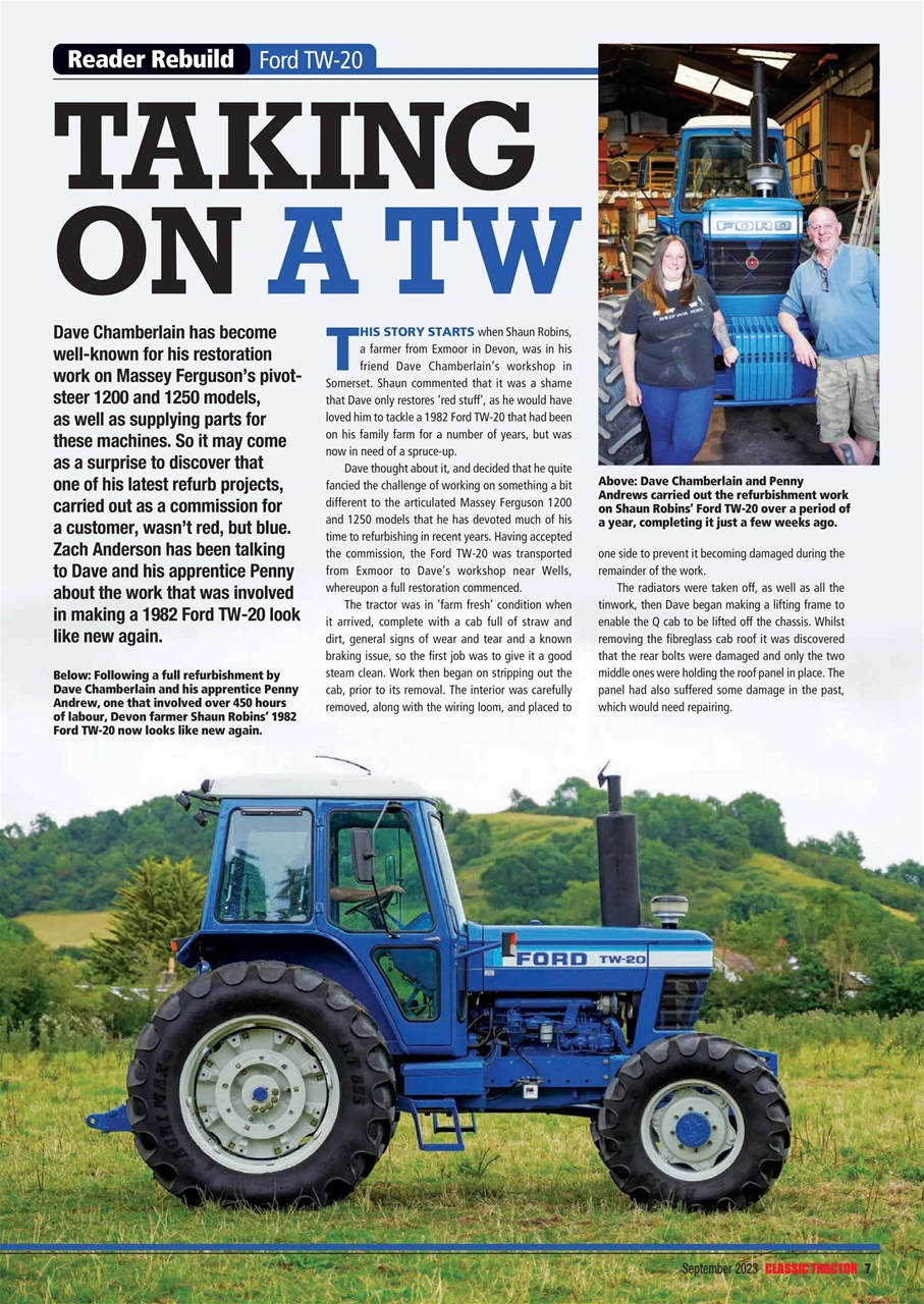Classic Tractor Preview Pages