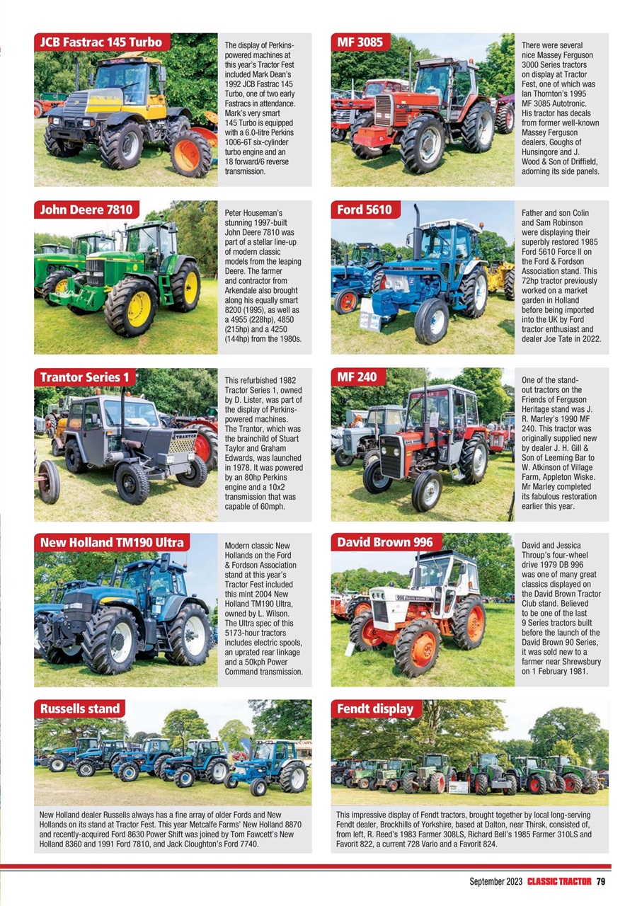 Classic Tractor Preview Pages