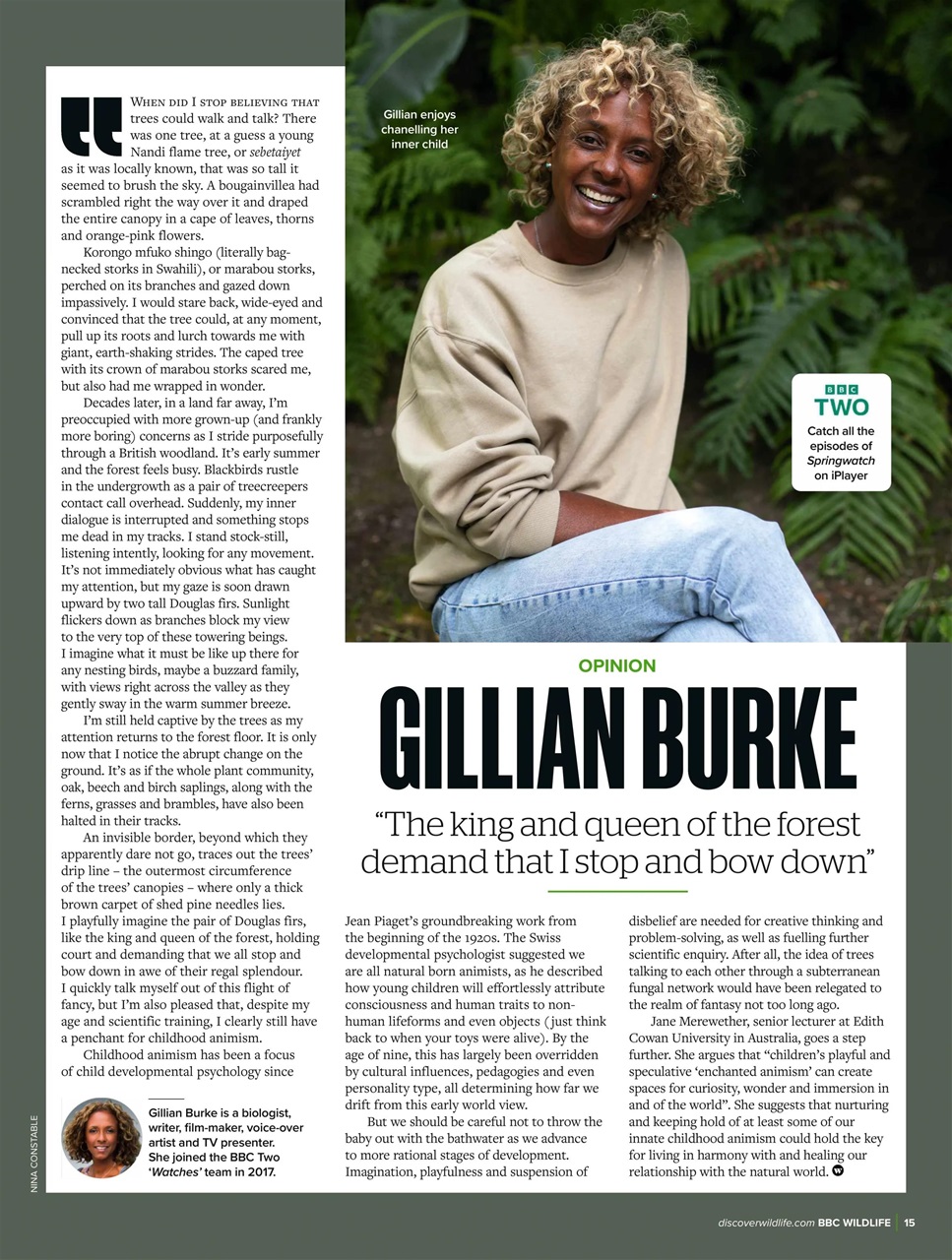 BBC Wildlife Magazine Preview Pages