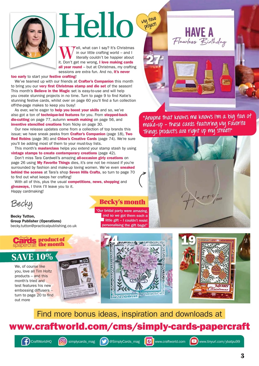 Simply Cards & Papercraft Preview Pages