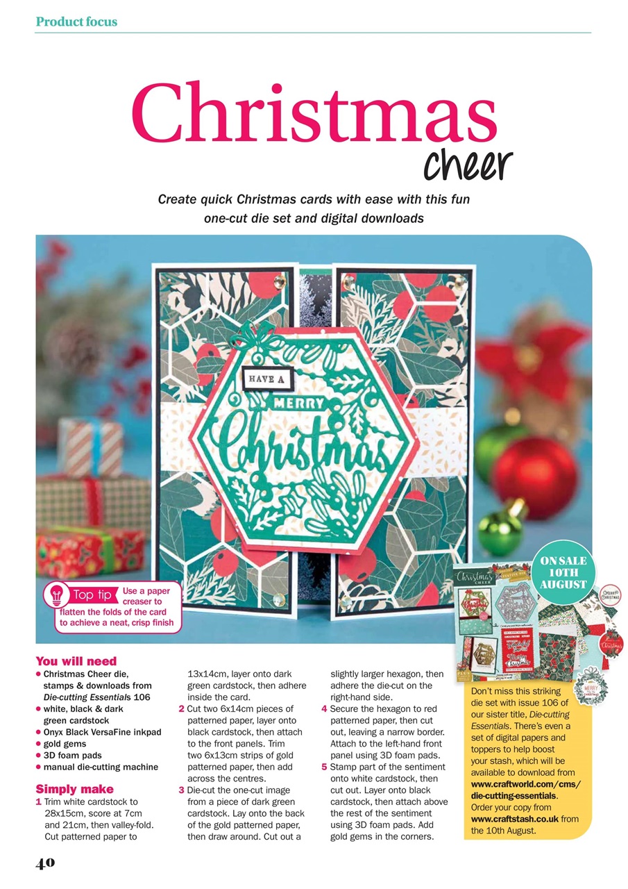 Simply Cards & Papercraft Preview Pages