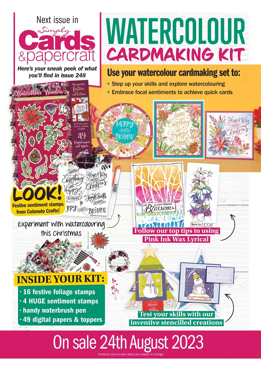 Simply Cards & Papercraft Preview Pages