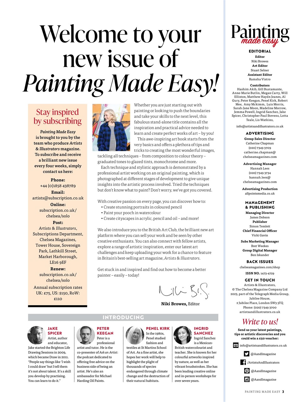 Artists & Illustrators Preview Pages