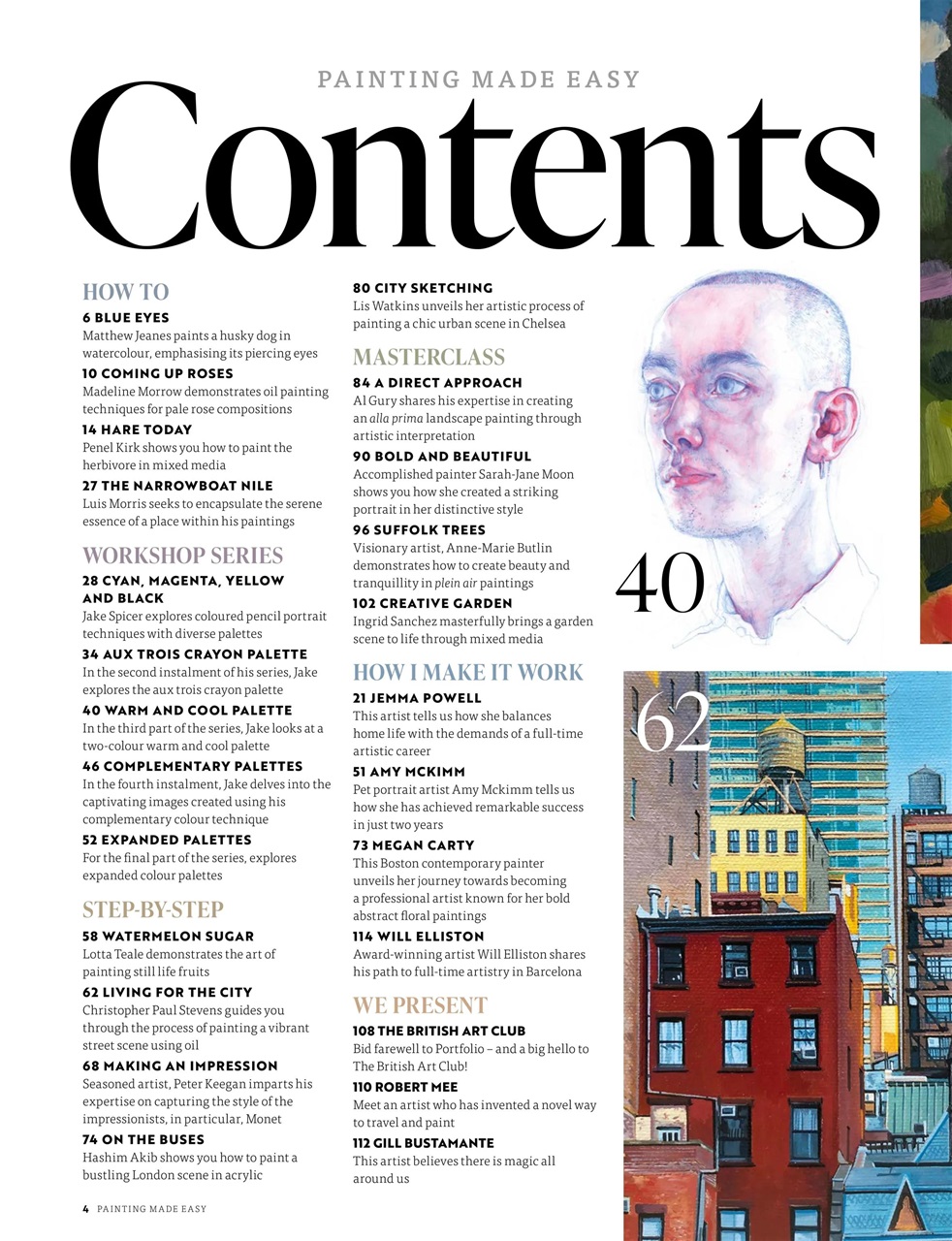 Artists & Illustrators Preview Pages