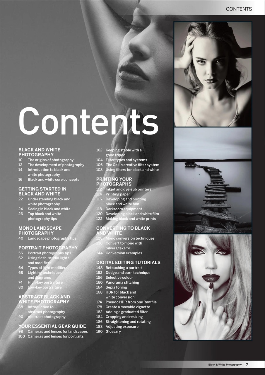 Black & White Photography The Complete Manual Preview Pages