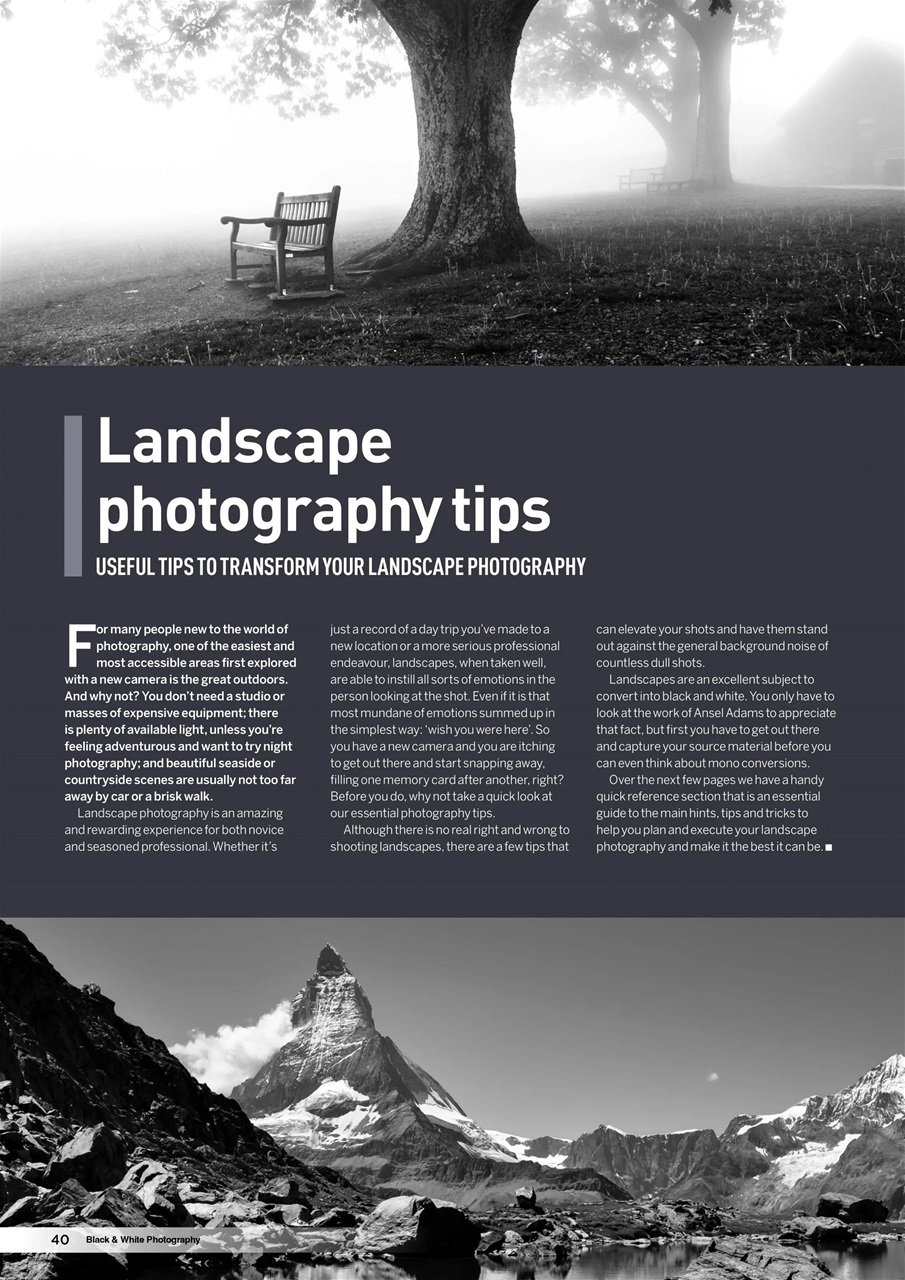 Black & White Photography The Complete Manual Preview Pages