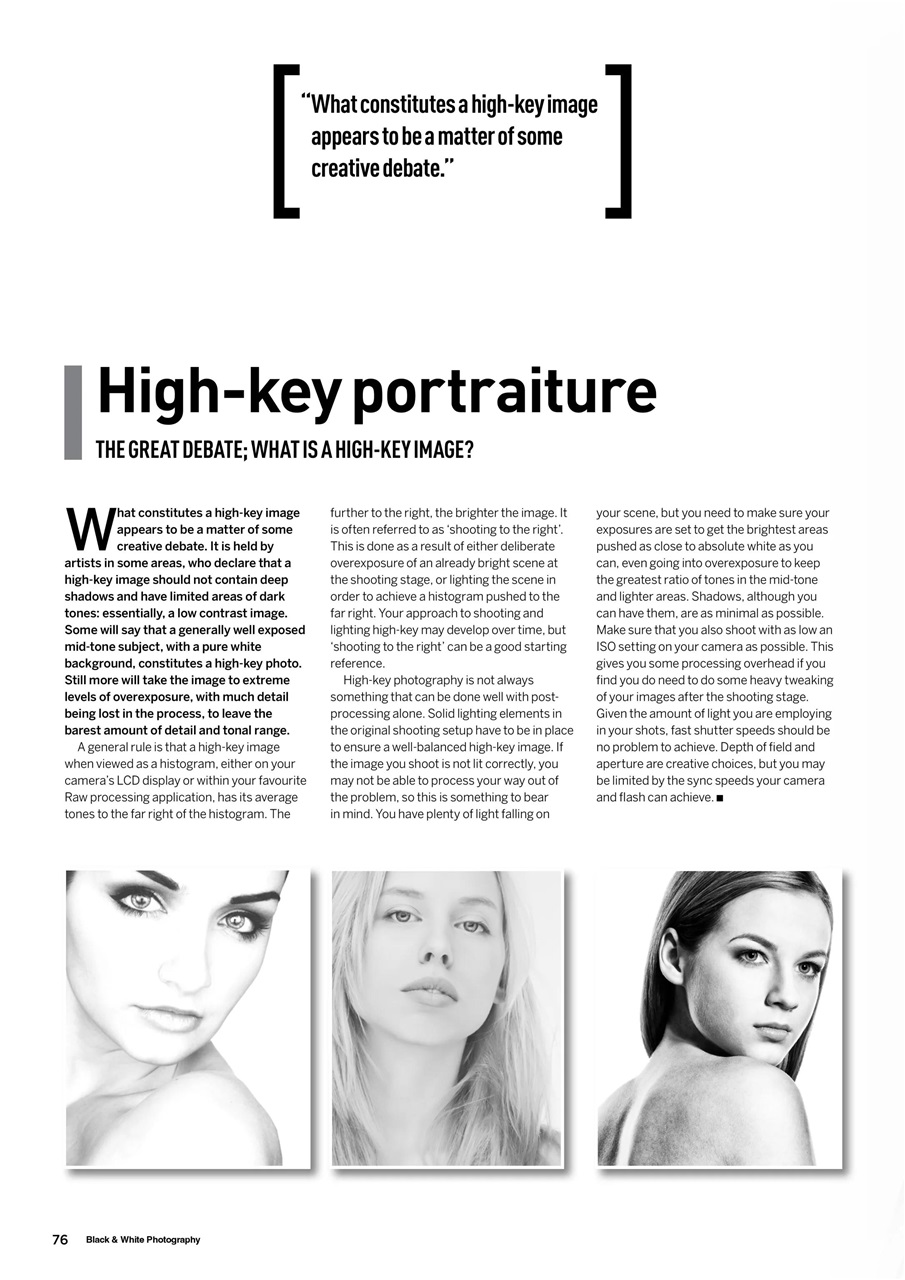 Black & White Photography The Complete Manual Preview Pages