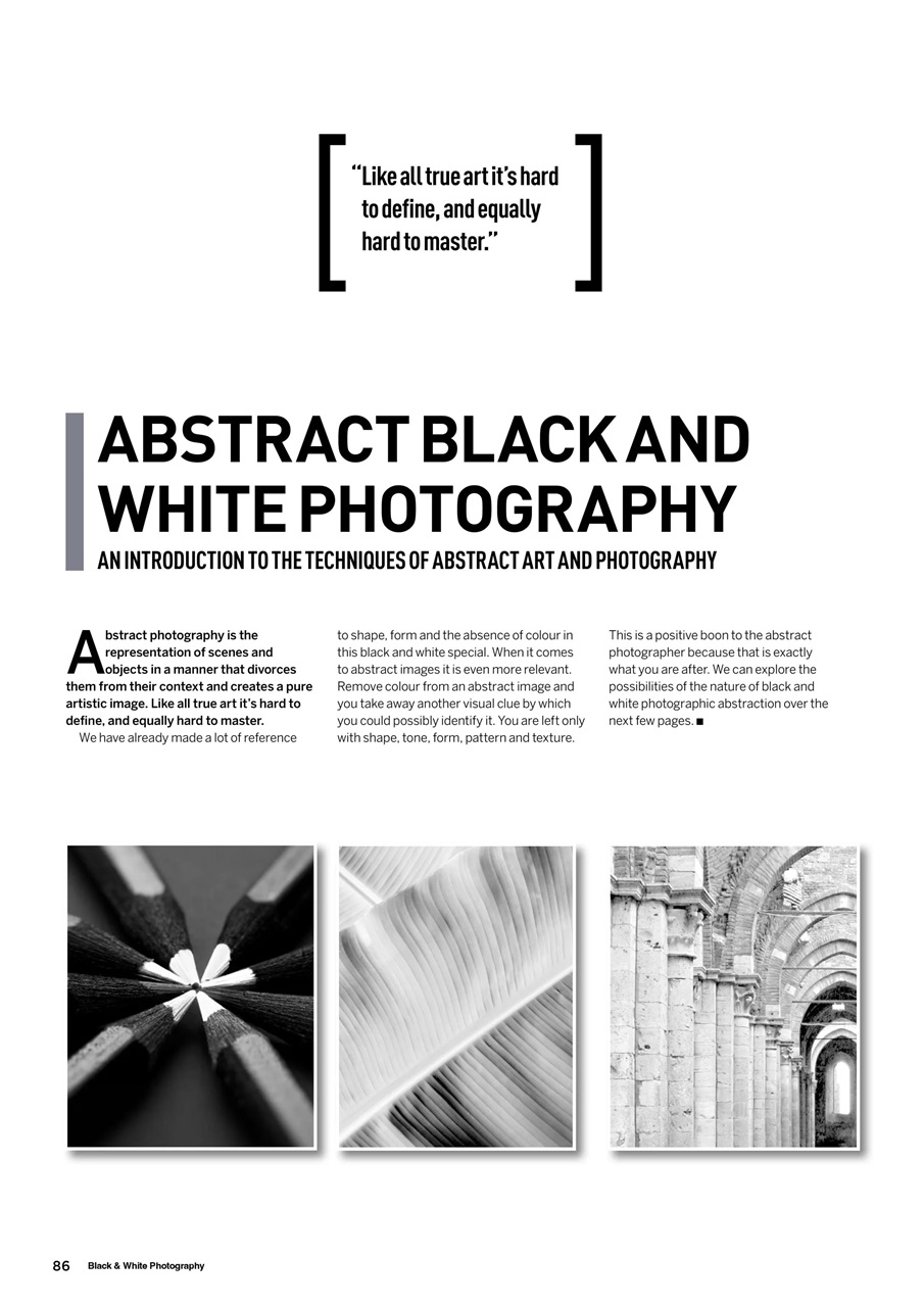 Black & White Photography The Complete Manual Preview Pages