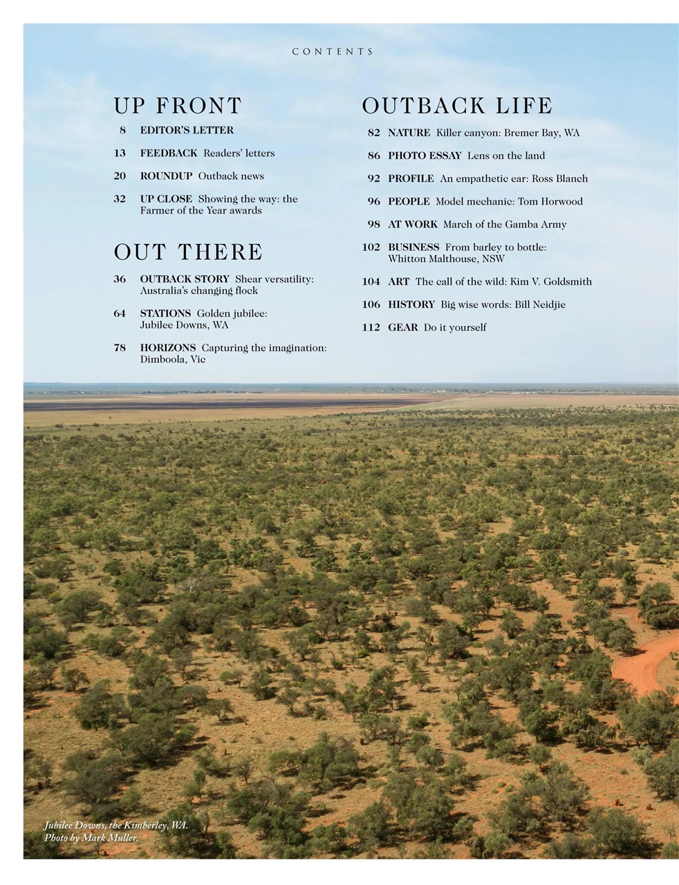 OUTBACK Magazine Preview Pages