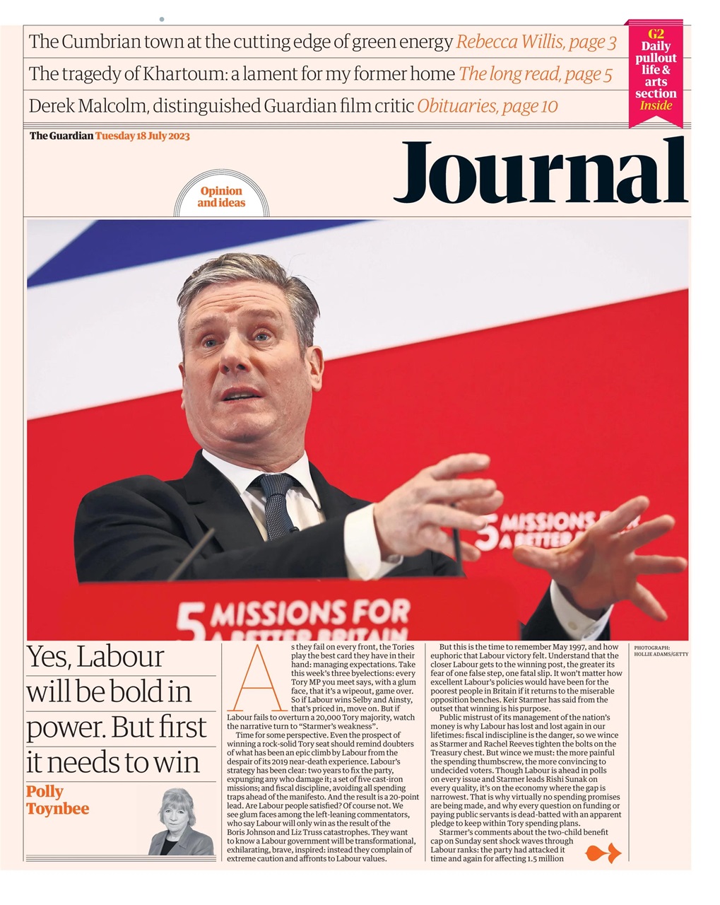 The Guardian Newspaper Preview Pages